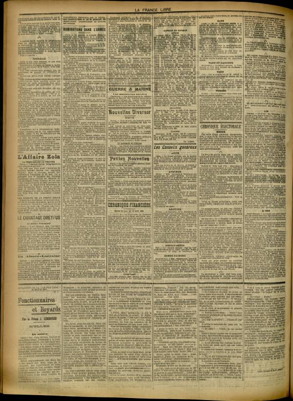 
						Affichage en mode lecture de la page
					