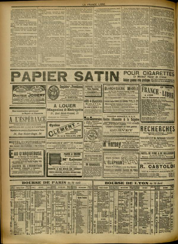 
						Affichage en mode lecture de la page
					