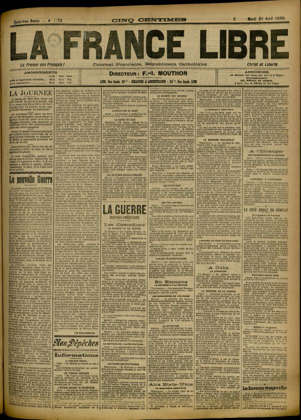 
						Affichage en mode lecture de la page
					