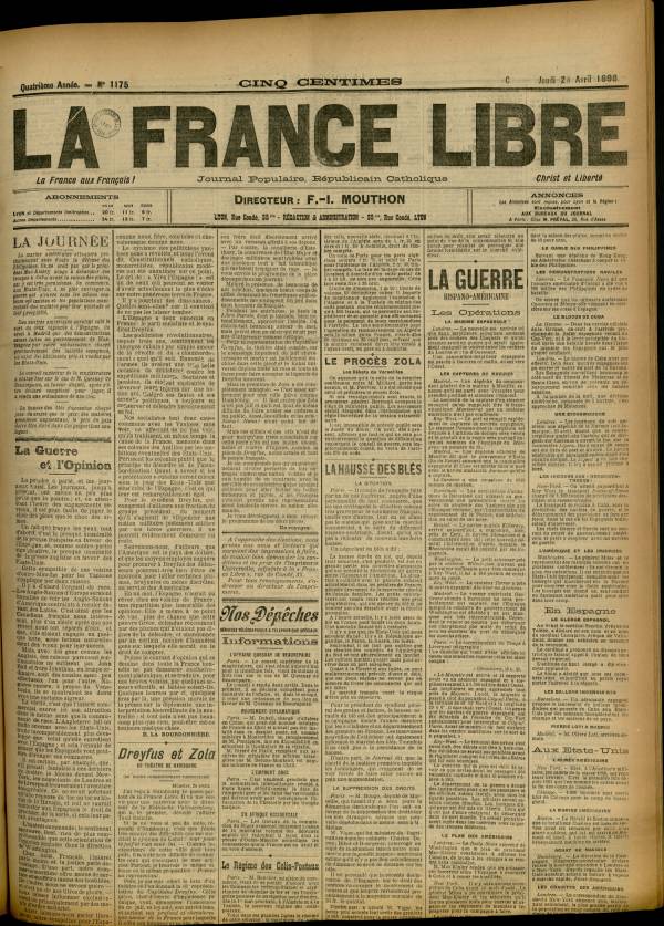 
						Affichage en mode lecture de la page
					