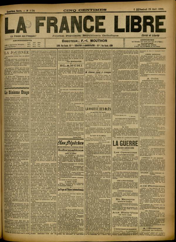 
						Affichage en mode lecture de la page
					