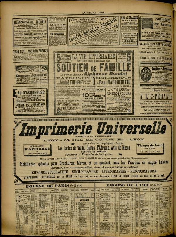 
						Affichage en mode lecture de la page
					