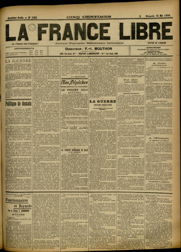 
						Affichage en mode lecture de la page
					