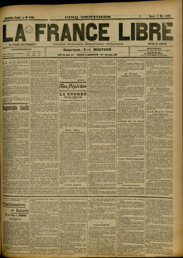 
						Affichage en mode lecture de la page
					