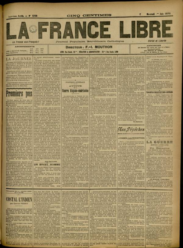 
						Affichage en mode lecture de la page
					