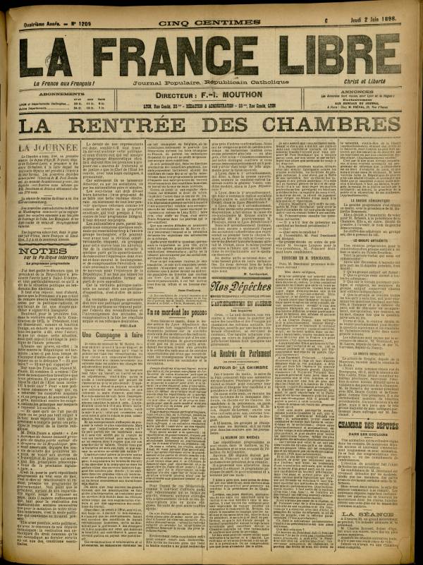
						Affichage en mode lecture de la page
					