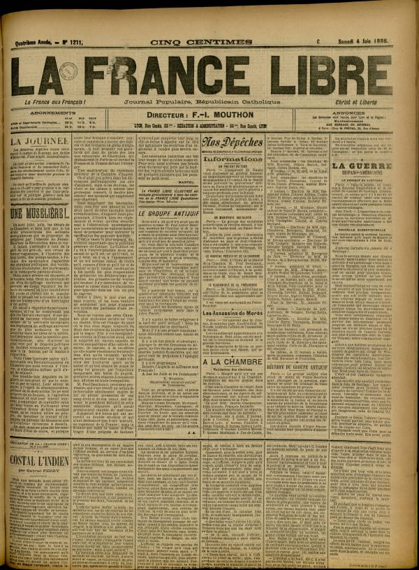 
						Affichage en mode lecture de la page
					