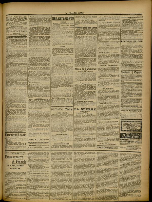 
						Affichage en mode lecture de la page
					