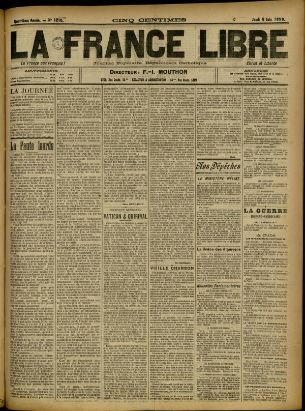 
						Affichage en mode lecture de la page
					