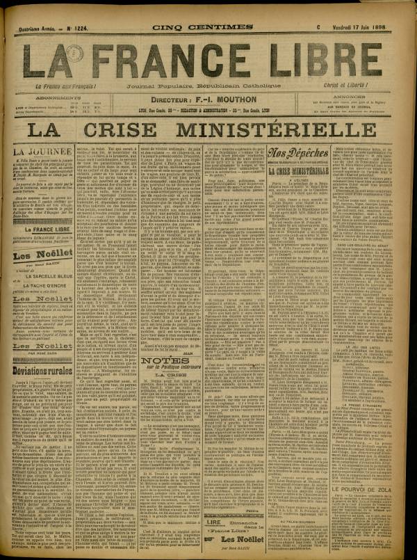 
						Affichage en mode lecture de la page
					
