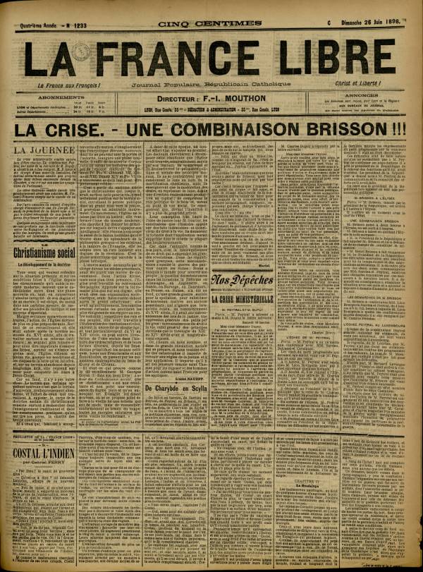 
						Affichage en mode lecture de la page
					