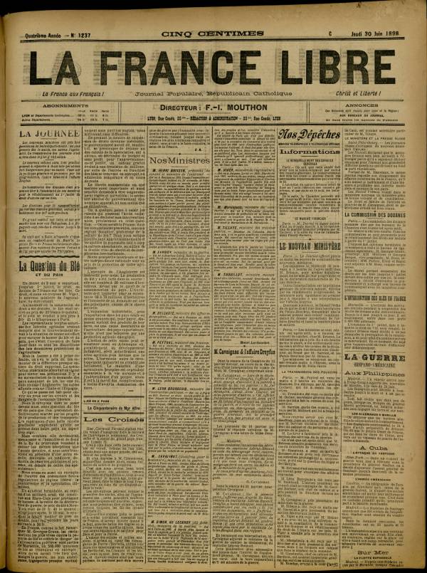 
						Affichage en mode lecture de la page
					