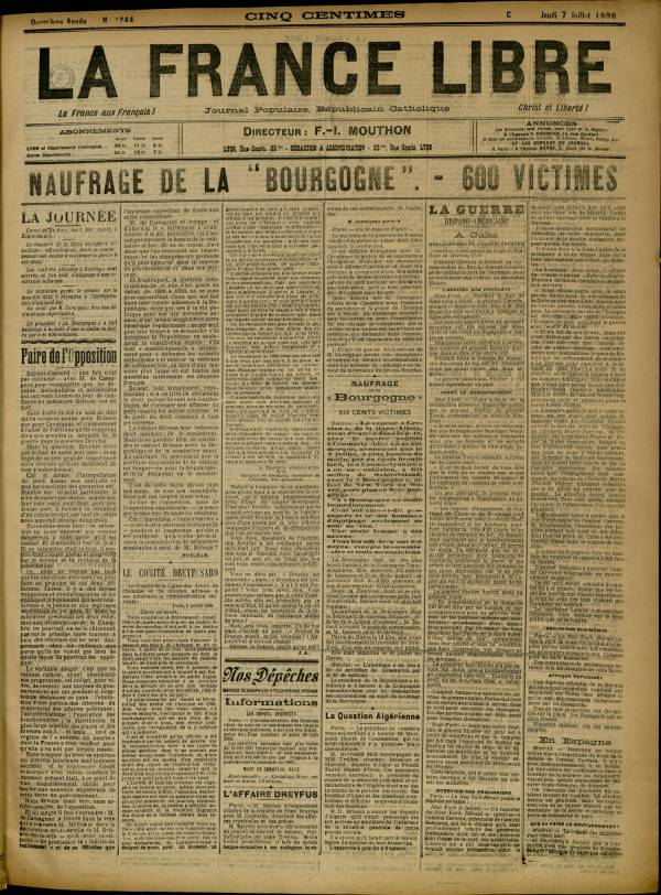 
						Affichage en mode lecture de la page
					