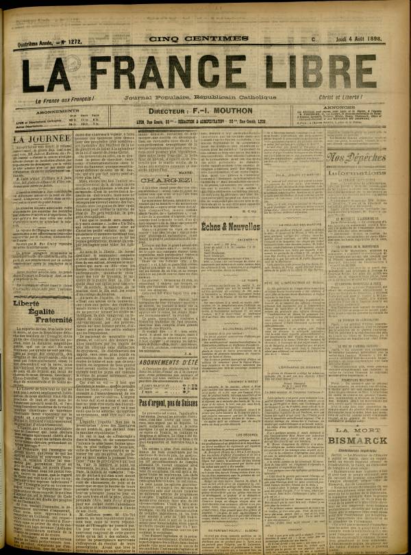 
						Affichage en mode lecture de la page
					