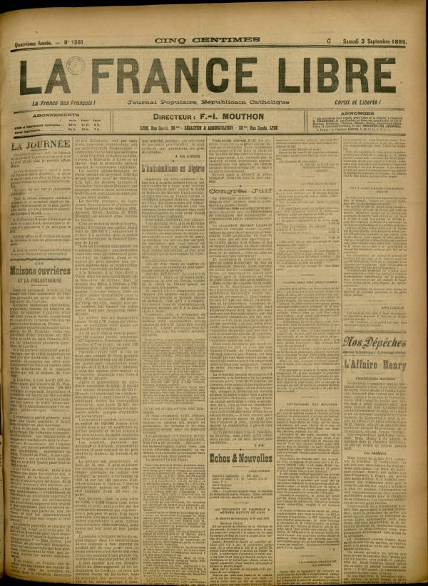 
						Affichage en mode lecture de la page
					