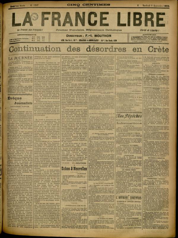 
						Affichage en mode lecture de la page
					