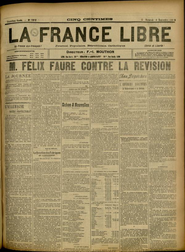 
						Affichage en mode lecture de la page
					