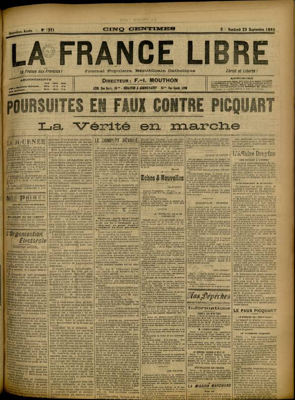 
						Affichage en mode lecture de la page
					
