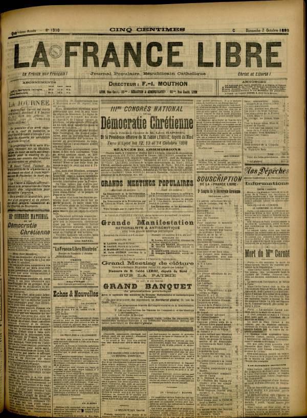 
						Affichage en mode lecture de la page
					
