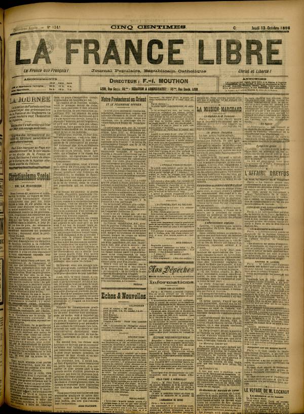 
						Affichage en mode lecture de la page
					