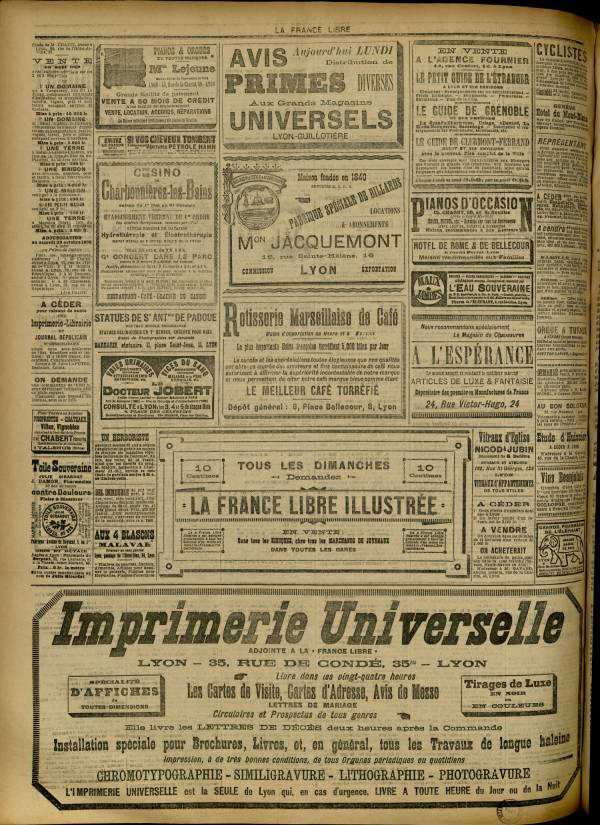 
						Affichage en mode lecture de la page
					