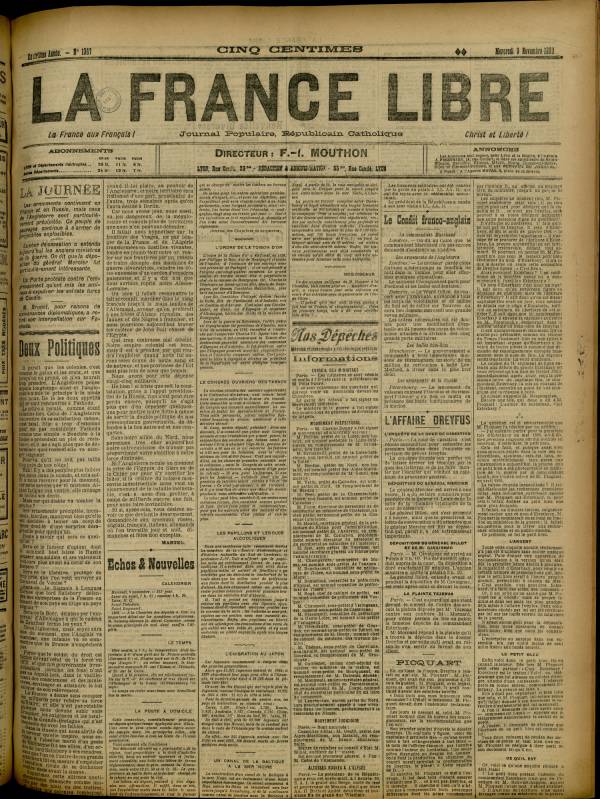 
						Affichage en mode lecture de la page
					