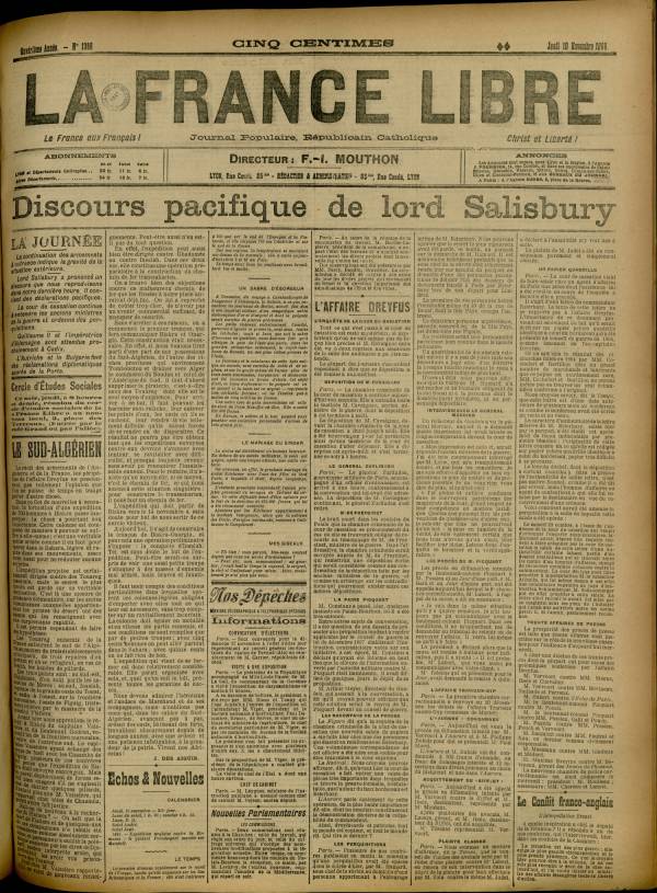 
						Affichage en mode lecture de la page
					