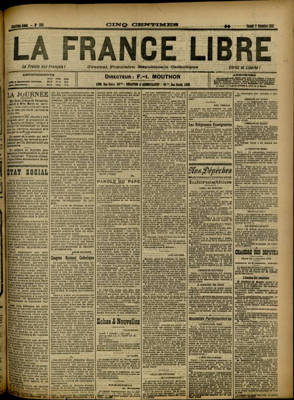 
						Affichage en mode lecture de la page
					