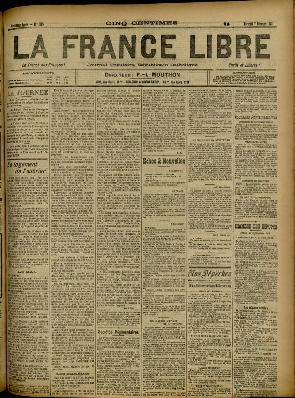 
						Affichage en mode lecture de la page
					