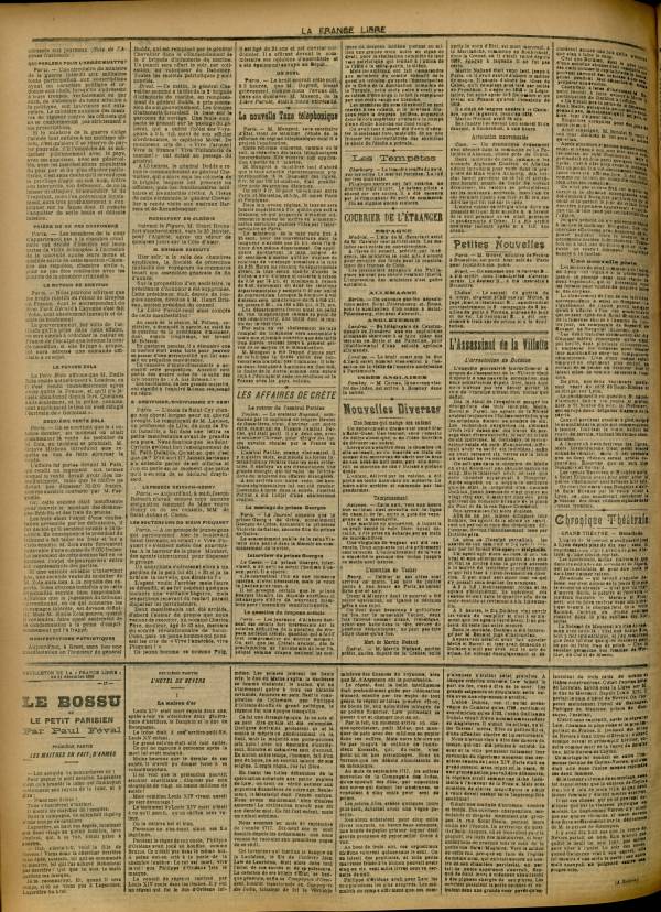 
						Affichage en mode lecture de la page
					