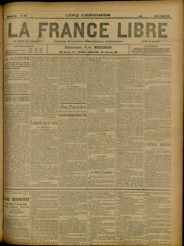 
						Affichage en mode lecture de la page
					