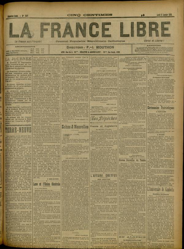 
						Affichage en mode lecture de la page
					