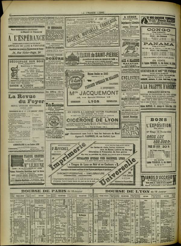 
						Affichage en mode lecture de la page
					