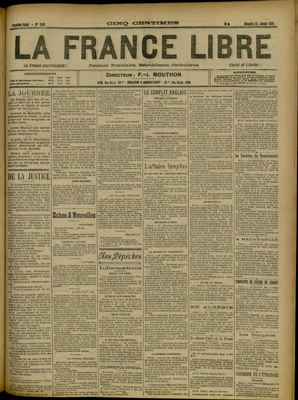 
						Affichage en mode lecture de la page
					