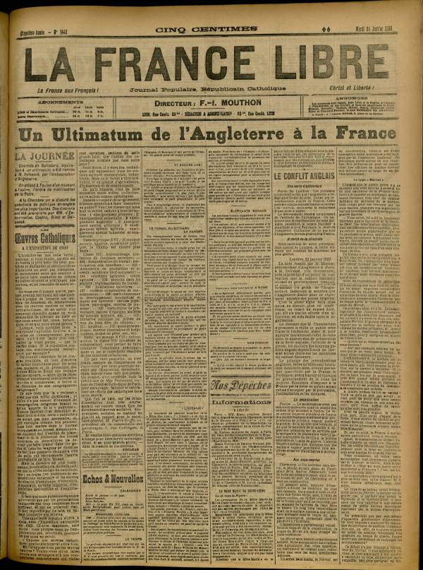 
						Affichage en mode lecture de la page
					