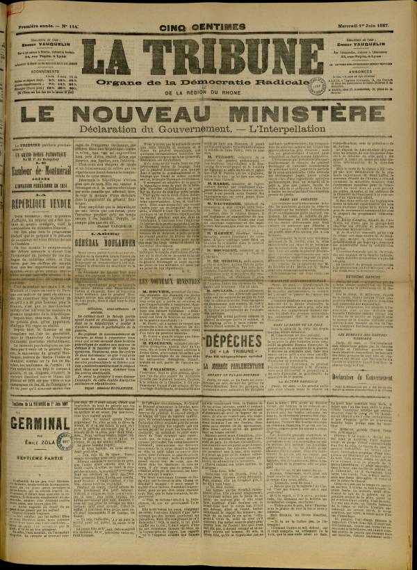 
						Affichage en mode lecture de la page
					