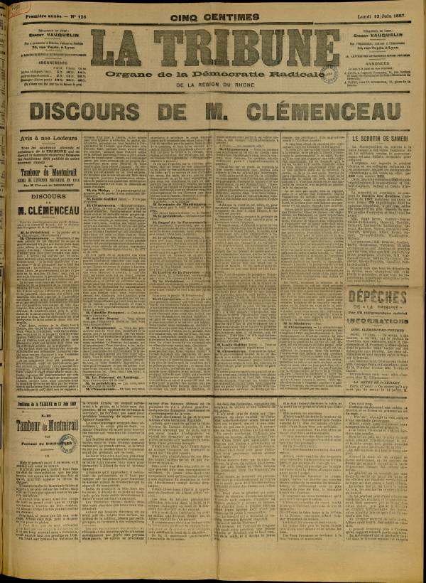 
						Affichage en mode lecture de la page
					