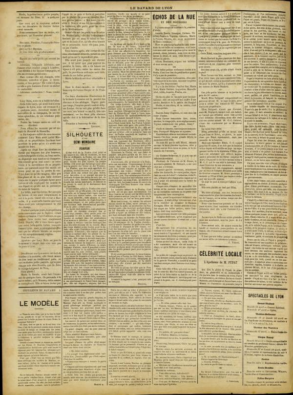 
						Affichage en mode lecture de la page
					