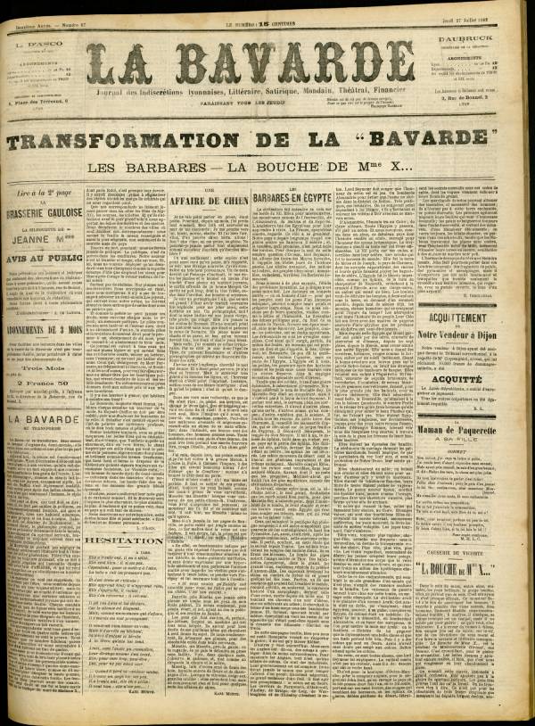 
						Affichage en mode lecture de la page
					