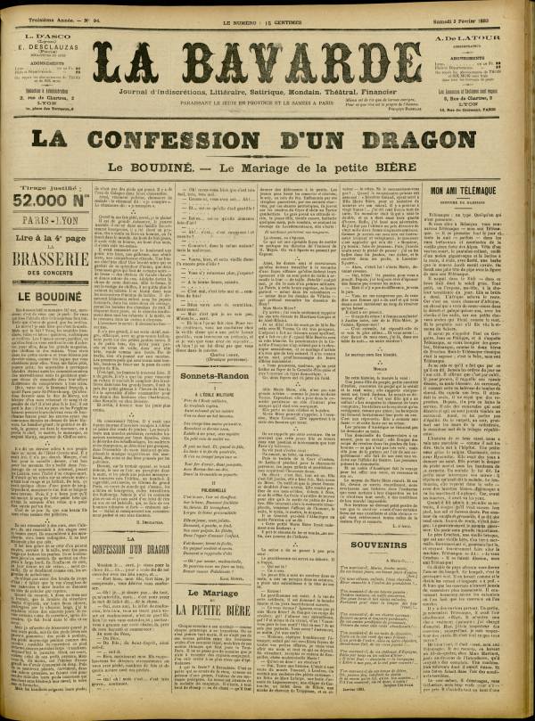 
						Affichage en mode lecture de la page
					