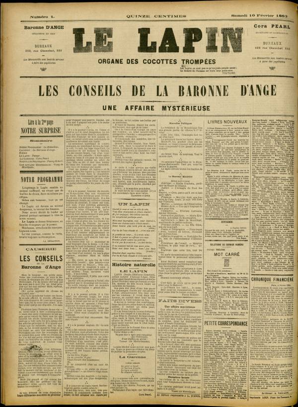 
						Affichage en mode lecture de la page
					