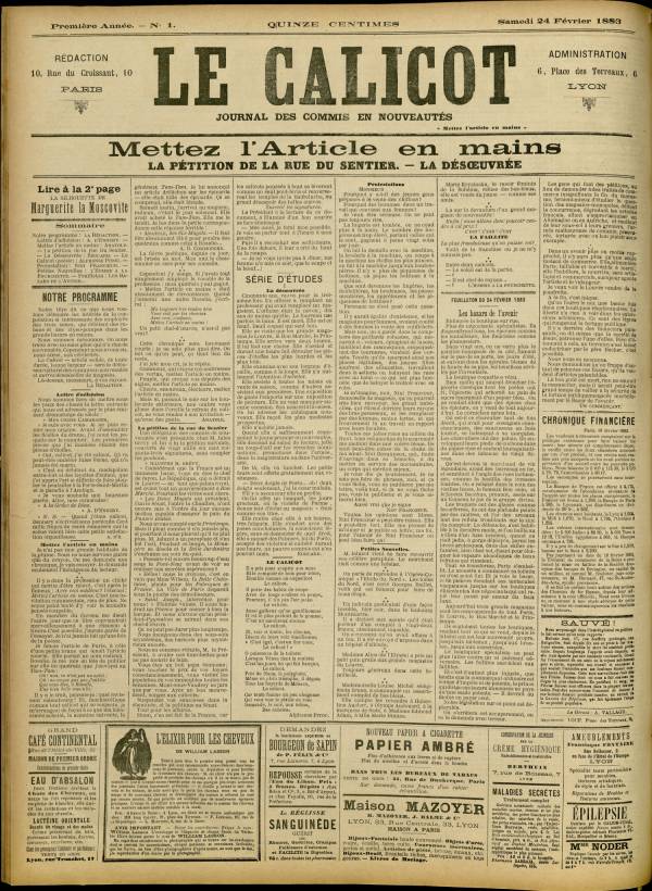 
						Affichage en mode lecture de la page
					