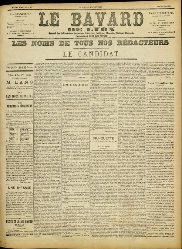 
						Affichage en mode lecture de la page
					