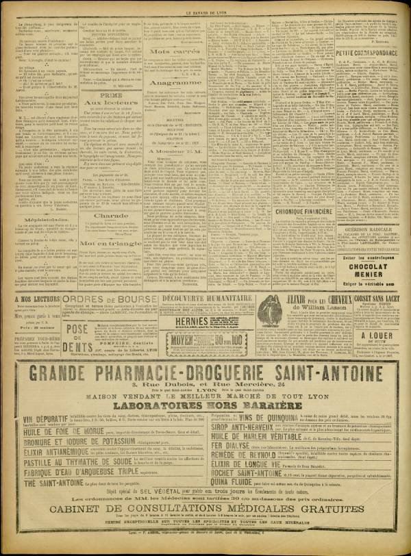 
						Affichage en mode lecture de la page
					
