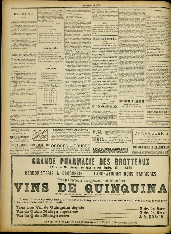 
						Affichage en mode lecture de la page
					