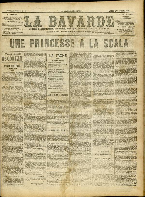 
						Affichage en mode lecture de la page
					