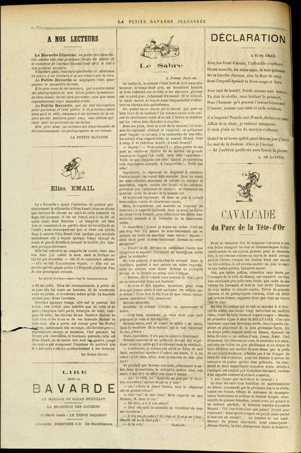 
						Affichage en mode lecture de la page
					