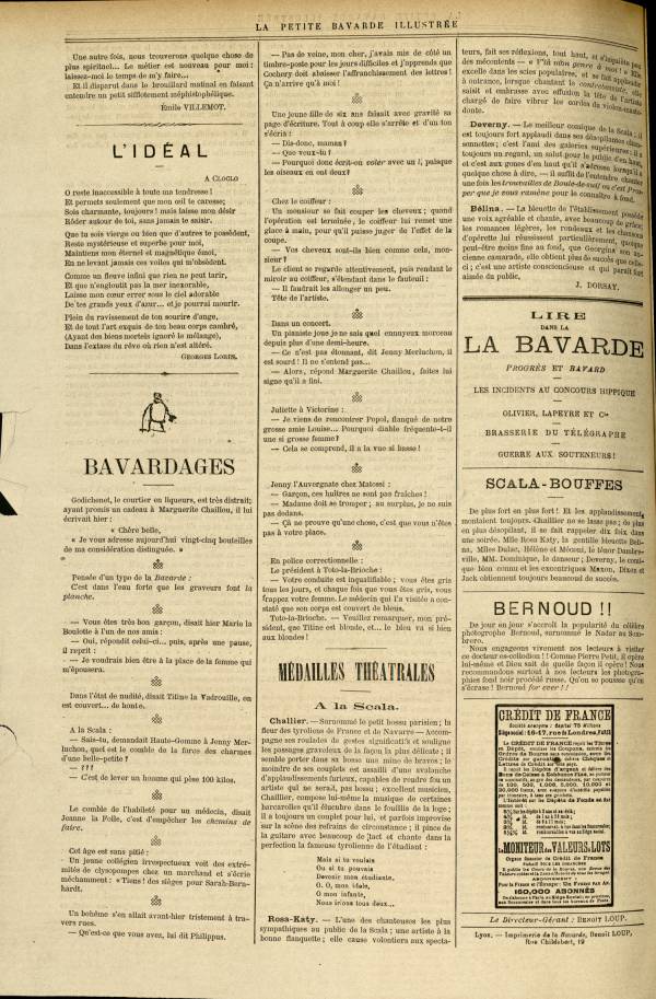 
						Affichage en mode lecture de la page
					