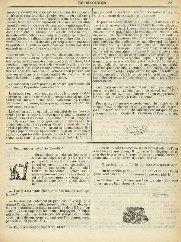 
						Affichage en mode lecture de la page
					