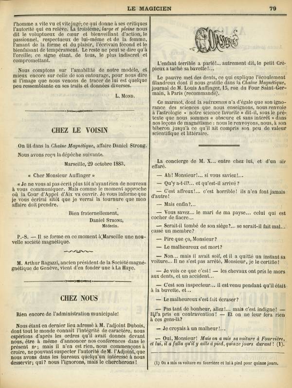 
						Affichage en mode lecture de la page
					